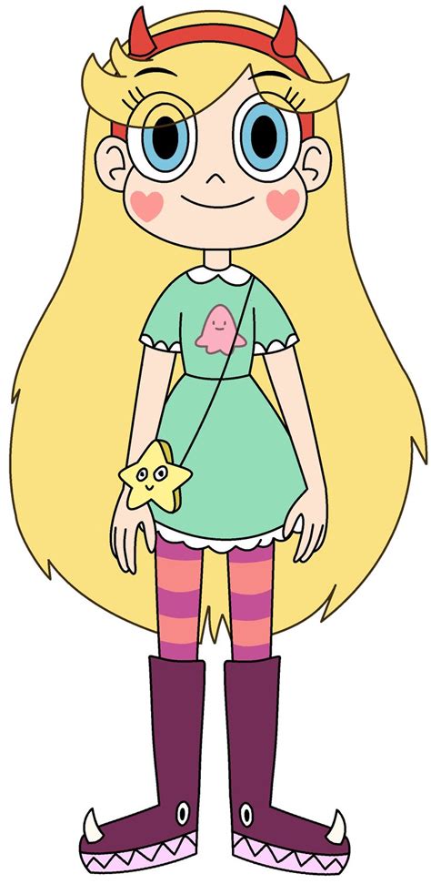 Star Butterfly In Sea Green Dress Front View Remake In 2021 Star