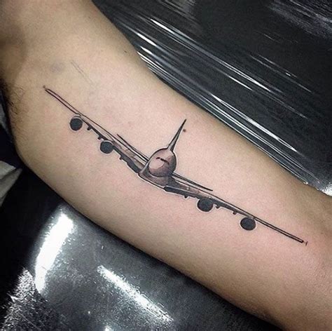 30 Amazing Airplane Tattoos For People Who Love To Travel Tattooblend