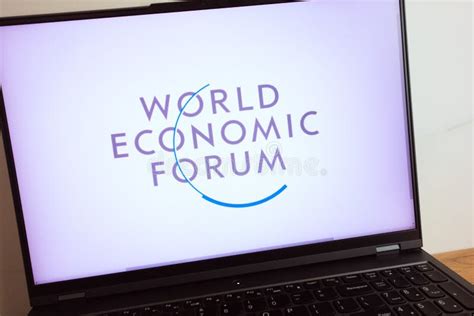 Konskie Poland July 11 2022 The World Economic Forum Logo