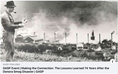 Lessons Learned (and Unlearned) from the Donora Smog Disaster