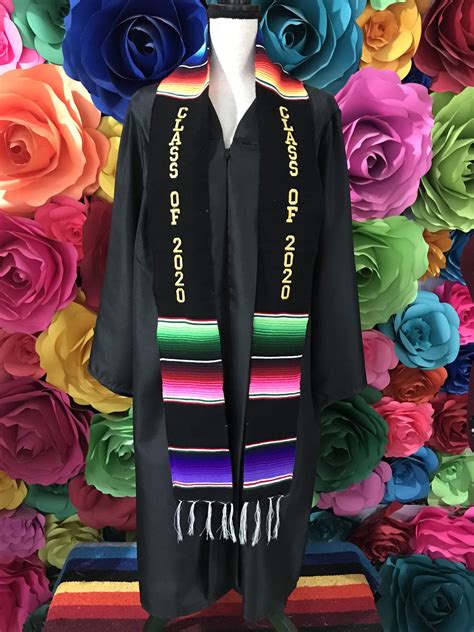 Shop the leader in the direct merchandise business Graduation class of 2020 Mexican sash sarape zarape Gold ...