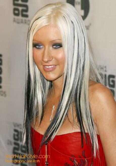 If you want the overall effect of your locks to appear blonde, try blonde hair with blue and purple highlights underneath. Blonde with black underneath hairstyles