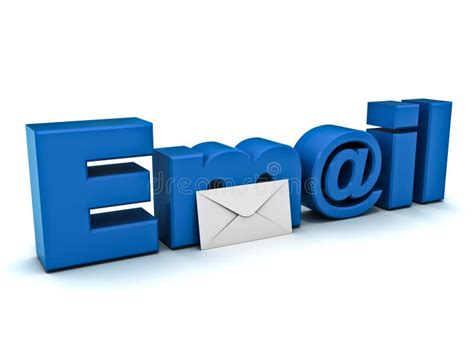 New Email Message In The Inbox Stock Illustration Illustration Of