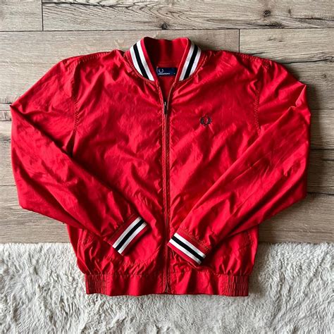 Vintage Fred Perry Vintage Red Jacket Grailed