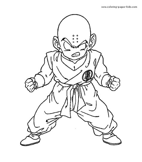 Dragon ball z all characters coloring pages. Dragon Ball Z color page - Coloring pages for kids - Cartoon characters coloring pages ...