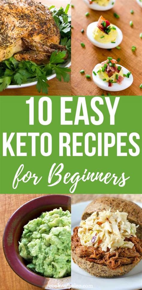 10 Easy Keto Recipes For Beginners | Cook Eat Well