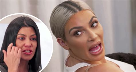 Kim Kardashian West Makes Sister Kourtney Kardashian Cry In New Kuwtk Trailer New Idea Magazine