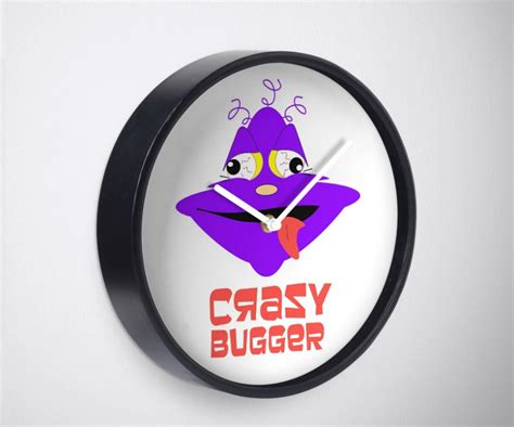 Crazy Bugger Clock By Selina Tour Grumpy Clock Crazy