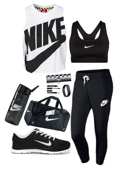 I Workout By Valyia Liked On Polyvore Featuring Nike Lord Berry And