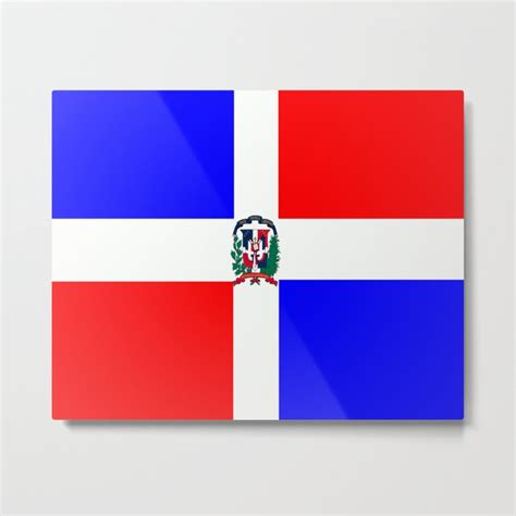 Flag Of Dominican Republic Metal Print By Artpics Society6