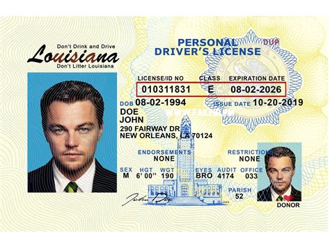 Louisiana Fake Id Front And Back Buy Fake Id Best Fake Scannable