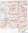 Map of Dupage County, Illinois