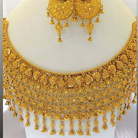 Pakistani Bridal Jewellery Gold Necklace Design 2020 Merteberte