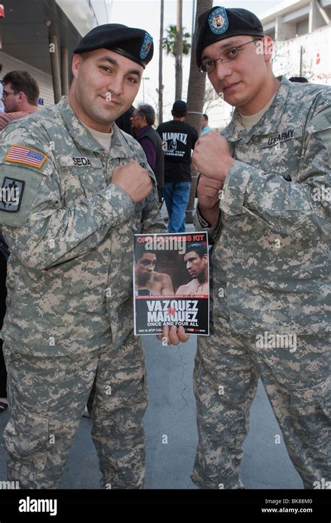 Two Soldiers At The Israel Vazquez Vs Rafael Marquez Press Conference 3
