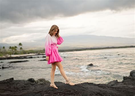 The Prettiest Pink Beach Dress J Cathell