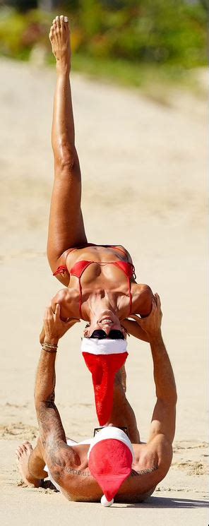 Izabel Goulart Shows Off Her Yoga Skills In A Bikini Thblog