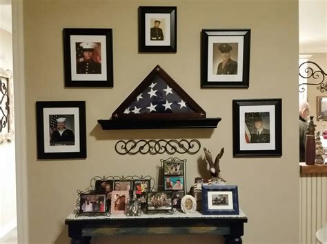 Military home decor army decor military crafts military shadow box award display military memorabilia memory wall home projects office decor. Family military heritage wall | Military home decor ...