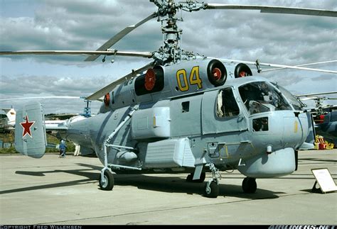 Russian Red Star Russia Helicopter Aircraft Kamov Ka 27pl