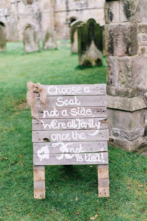 100 Clever Wedding Signs Your Guests Will Get A Kick Out