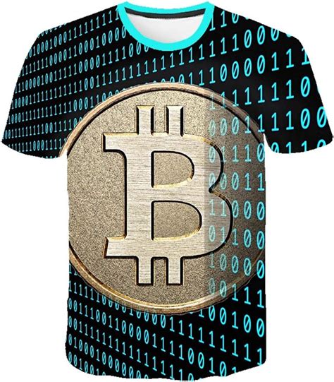 Bitcoin Original Printed T Shirt Short Sleeve T Shirt Men Tees T Shirt Homme Unisexe à La Mode