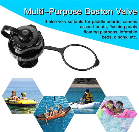 Air Valve Inflatable Boat Spiral Air Plugs 2pcs Inflatable Boat Air
