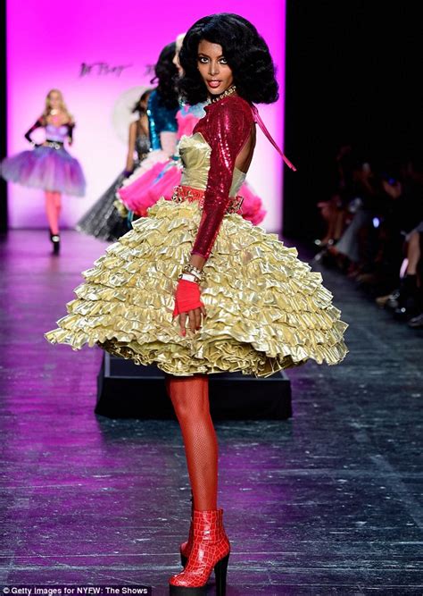 betsey johnson celebrates her 50th anniversary at new york fashion week daily mail online