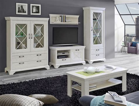 Kann im wohnzimmer, schlafzimmer, küche, badezimmer, überall verwendet werden. Wohnzimmer Kasimir 31 Pinie weiß 5-teilig LED-Beleuchtung ...