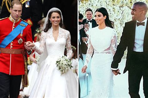 Kim Kardashian Beaten By Kate Middleton In Best Wedding Dress Poll