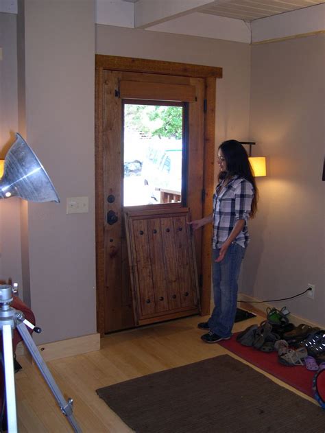 Unlike A Traditional Dutch Door Where The Lower Portion Remains Closed