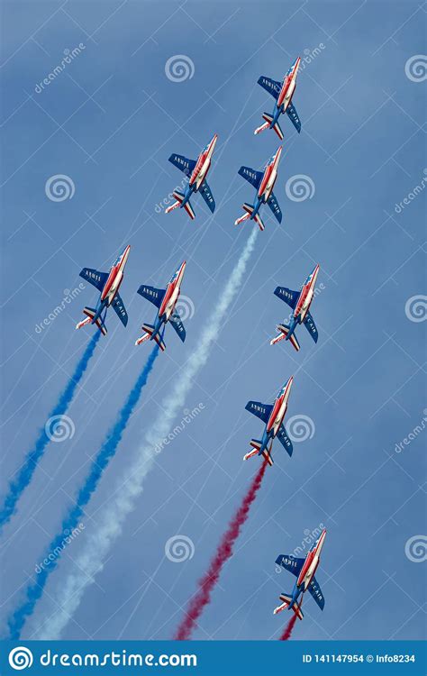Patrouille De France The Aerobatic Display Team Of The French Air Force Armee De Lâ€™air Flying