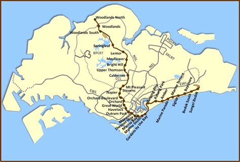 Over a total length of 43 kilometers, 31 new stations will be built and gradually commissioned from 2019, when they will be. Thomson-East Coast Line Breaks Ground in Singapore
