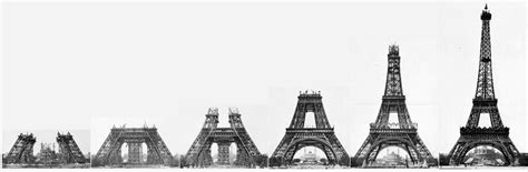 The Construction Of The Eiffel Tower In Paris 1887 1889 Eiffel Tower