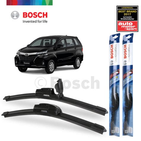 Promo Wiper Mobil Frameless Toyota New Avanza 2013 On Bosch Clear