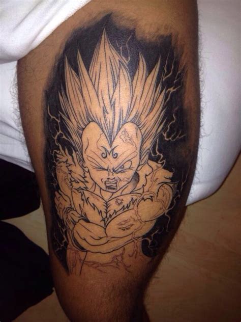 Carlos fabra | cosafina tattoo on instagram: Majin Vegeta tattoo part 1/3 UpperLeg | Tattoos, Dbz ...