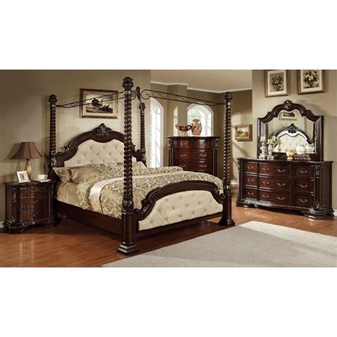 Maybe you would like to learn more about one of these? Furniture of America Cathey 4 Piece California King Canopy ...