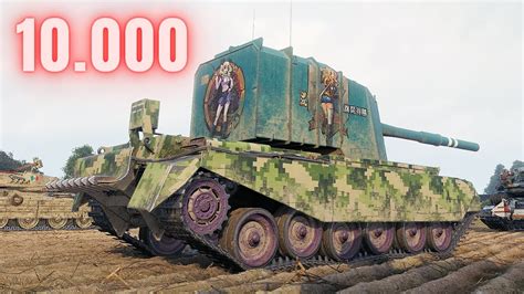 Fv4005 Stage Ii 10000 Damage World Of Tanks Wot Replays Tank Game