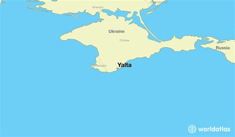 Where Is Yalta Ukraine Yalta Crimea Map
