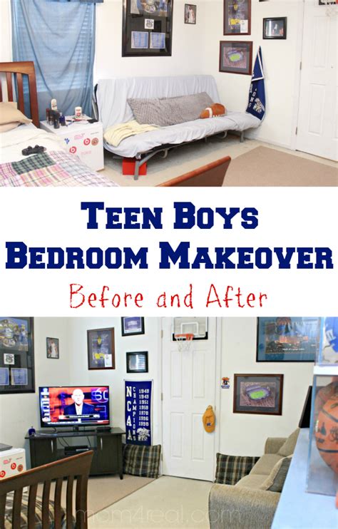 Cams Teen Boys Bedroom Hangout Room Makeover Mom 4 Real