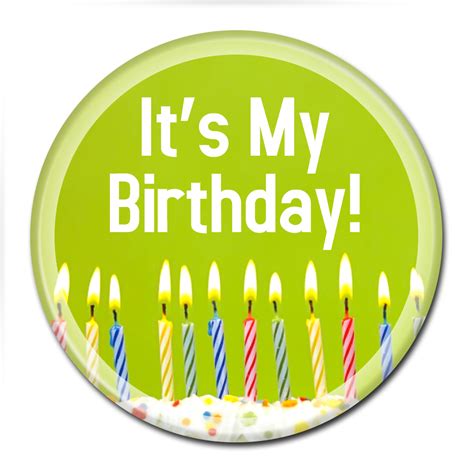 Its My Birthday Button Particraft Participate In Craft Happy