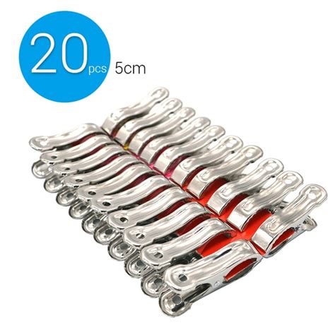 Steel Stainless Clothes Pegs Hanging Pins Laundry Windproof Clips For