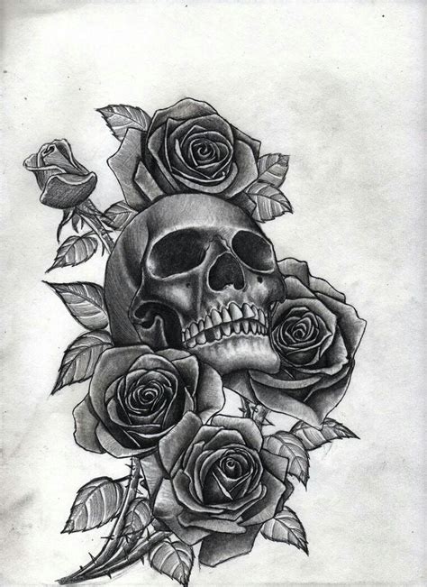 The 25 Best Skull Rose Tattoos Ideas On Pinterest Mandala Tattoo