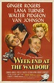Постеры: Уикэнд в отеле Уолдорф | Carteles de cine, Cine clasico ...