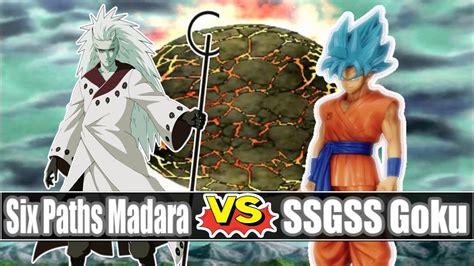 Naruto easily, db has a story with no real goals and it's just an endless onslaught while naruto focuses on a boy, his dreams, and the villains are almost all introduced/hinted at by the time the story's been like a third of the way through. Mugen Battles | Six Paths Madara vs SSGSS Goku | Naruto ...