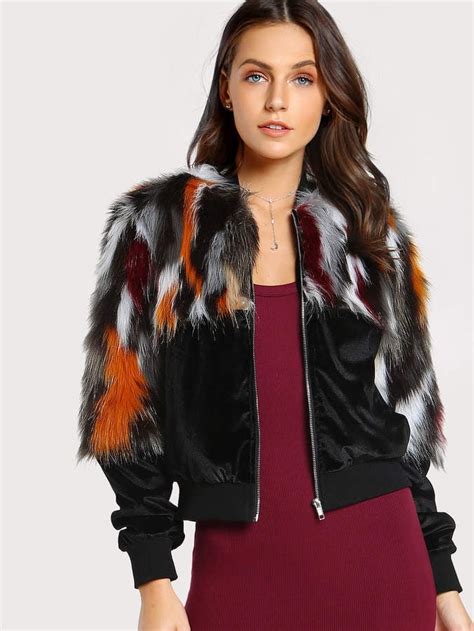Shein Colorful Faux Fur Coat Rainbow Coats Trend 2018 Popsugar Fashion Middle East Photo 17