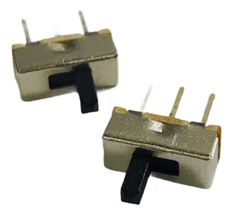 10 Mini Switch Interruptor Protoboard 2posc 3pines 34x84mm Electrosena