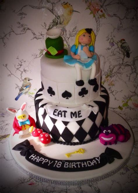 Alice In Wonderland Themed Cake Themed Cakes Cake How To Make Cake