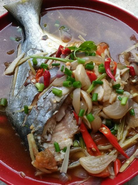 Macam nina ikan ni besar kerrr bekas kecik maka ku potong belah terus ikan. Resepi Ikan Stim ~ Resep Masakan Khas