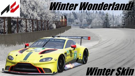 Assetto Corsa Winter Wonderland Snow Mod Bikernieki Circuit Youtube