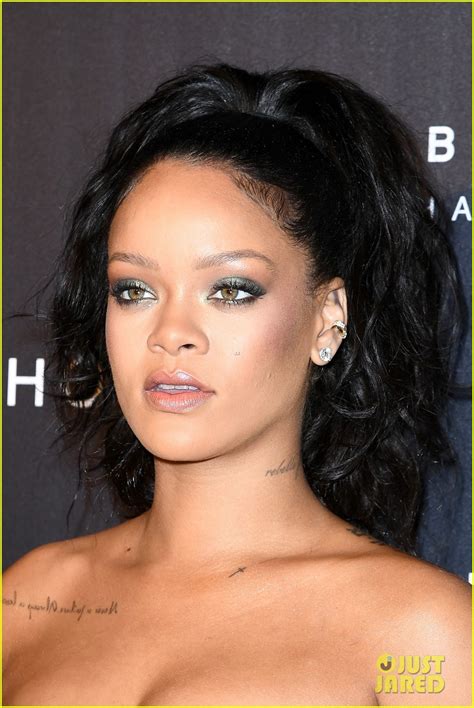 Rihanna Launches Fenty Beauty In Paris In A Little Black Dress Photo