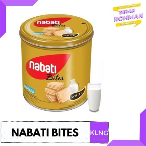 Jual Nabati Wafer Bites Snack Kaleng Rasa White Shopee Indonesia